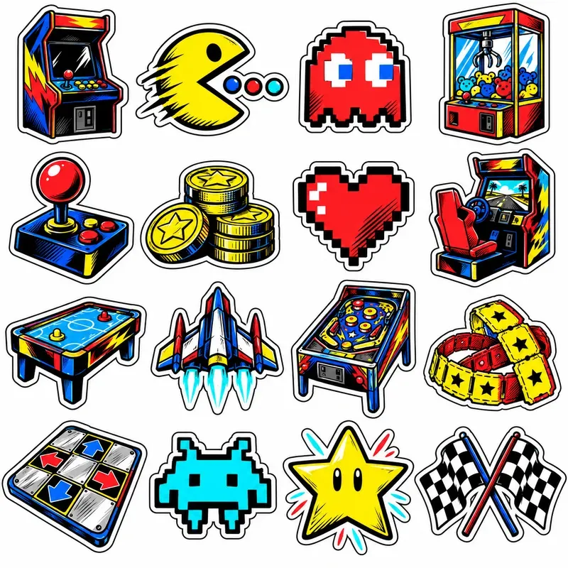 Bold Manga Graphic Stickers