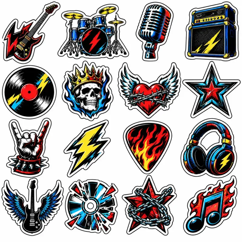 Bold Manga Graphic Stickers