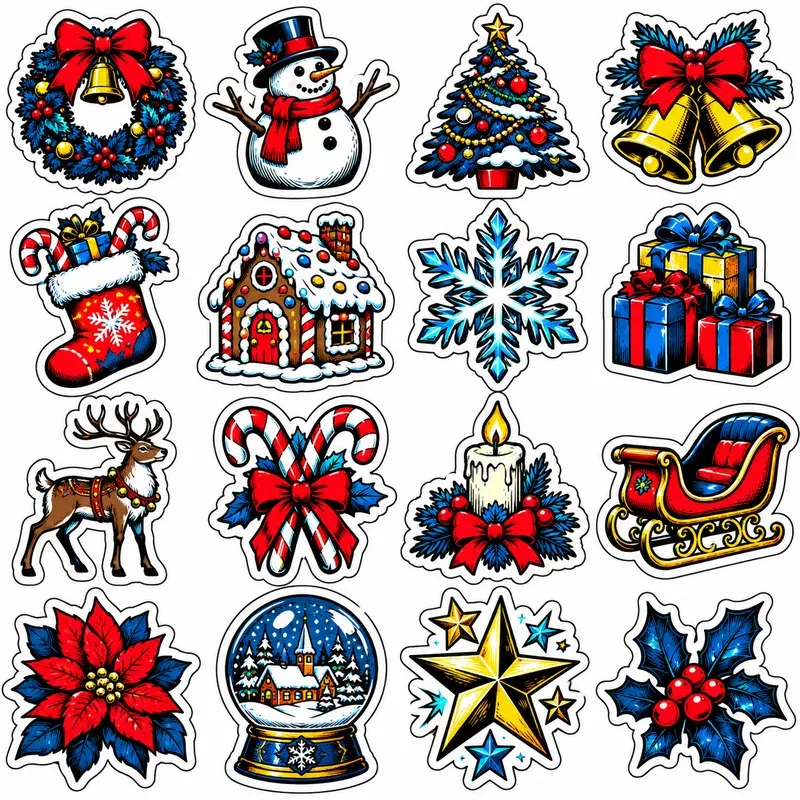 Bold Manga Graphic Stickers