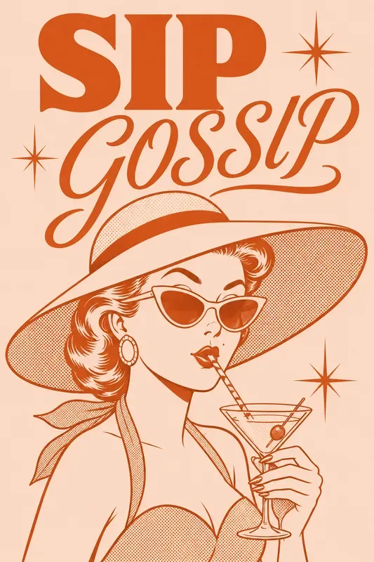Retro Sassy Pop Art Posters