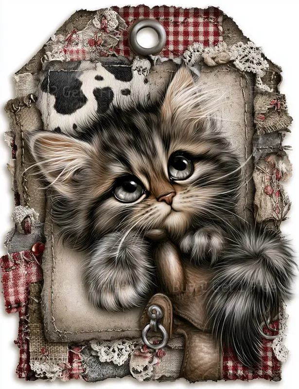 Cute Western Cowgirl Product Tags