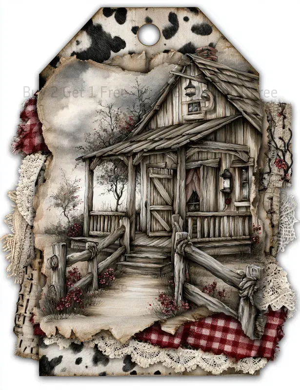 Cute Western Cowgirl Product Tags