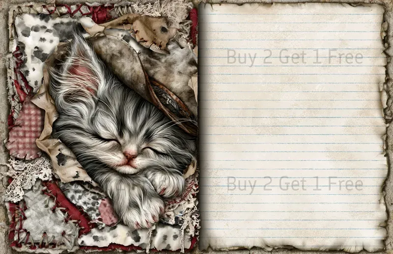 Cute Western Cowgirl Double Pages