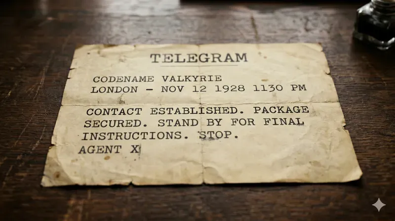 Authentic 1920s Vintage Telegrams