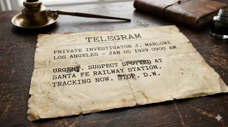 Authentic 1920s Vintage Telegrams