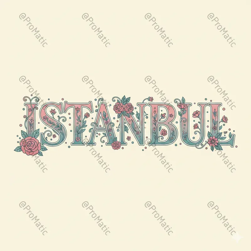 Handdrawn Floral Typography For Pods