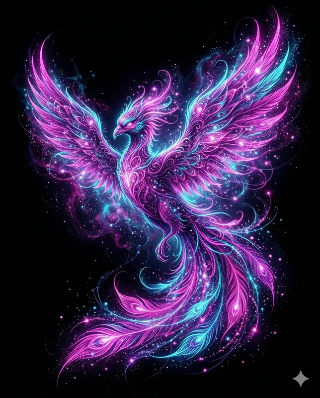 Ethereal Bioluminescent Spirit Art