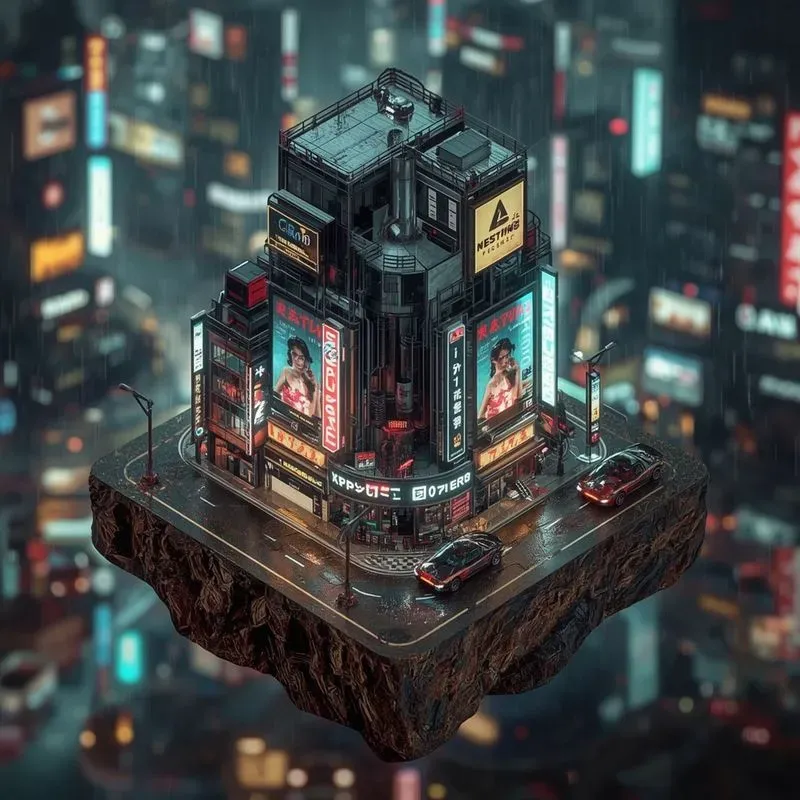 Cinematic 3D Isometric Dioramas