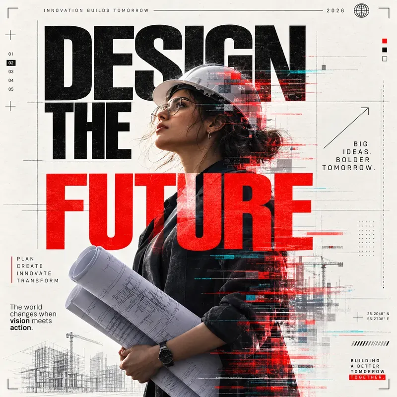 Futuristic Editorial Posters Pack