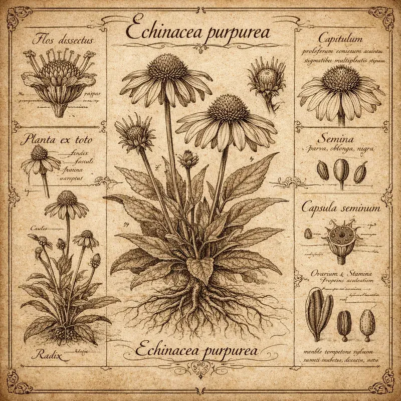 Vintage Herbal Botanical Illustrations