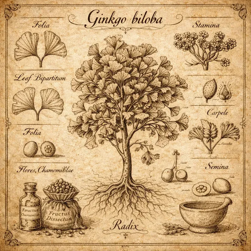 Vintage Herbal Botanical Illustrations