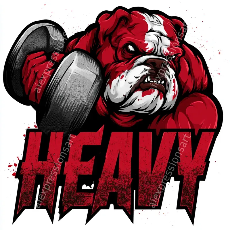 Hardcore Gym Mascot Vector Logos