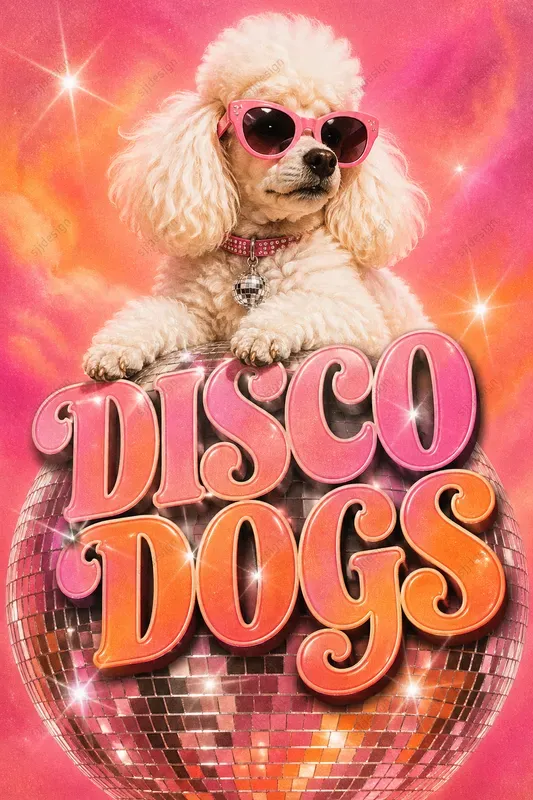 Y2k Disco Kitsch Pop Animal Posters