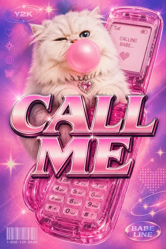Y2k Disco Kitsch Pop Animal Posters