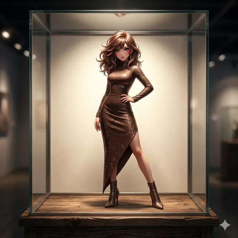 Luxury Anime Figurine Showcase Generator
