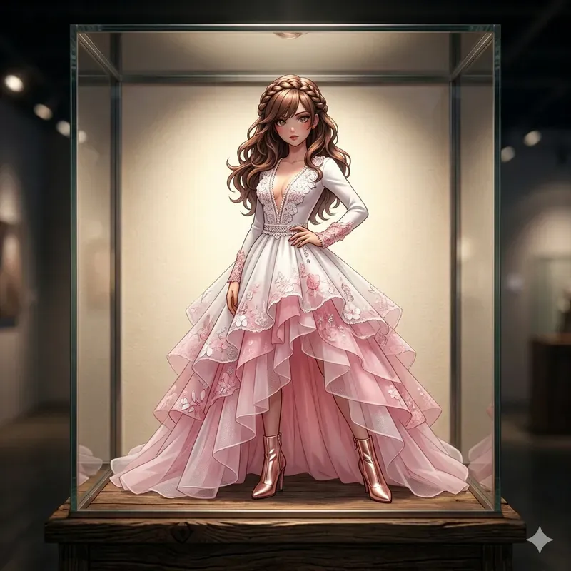 Luxury Anime Figurine Showcase Generator