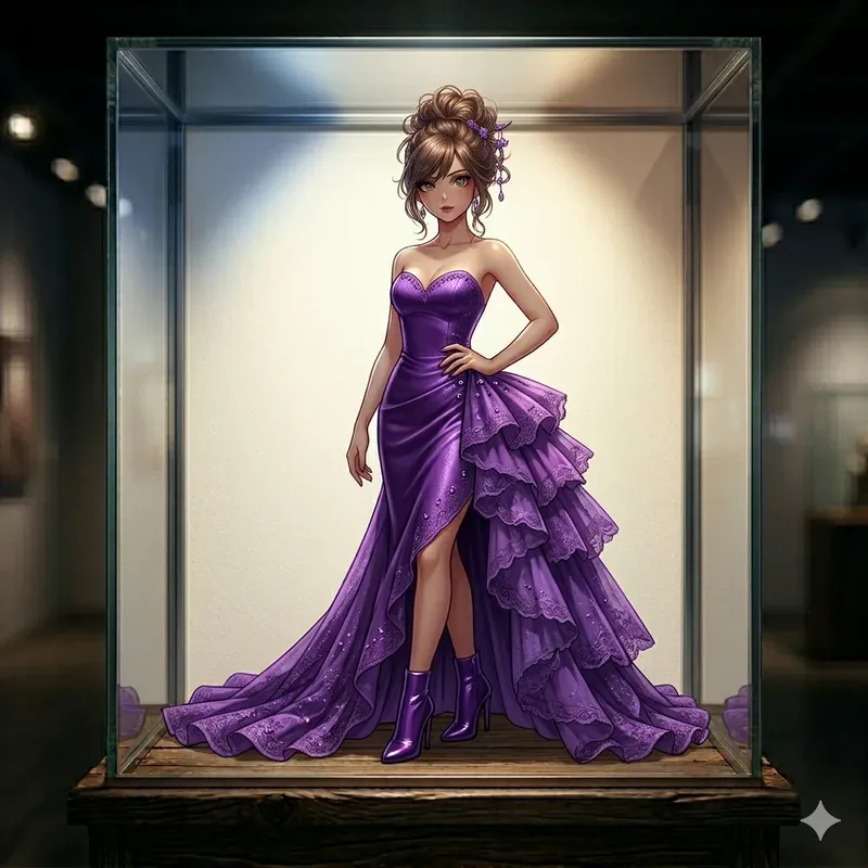 Luxury Anime Figurine Showcase Generator