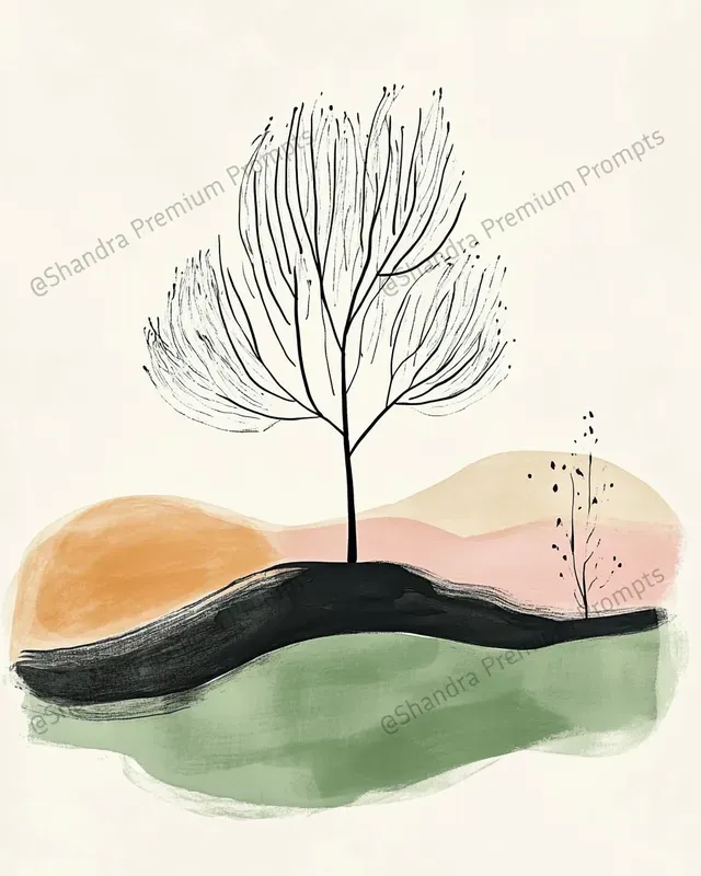 Minimal And Simple Line Art Drawings