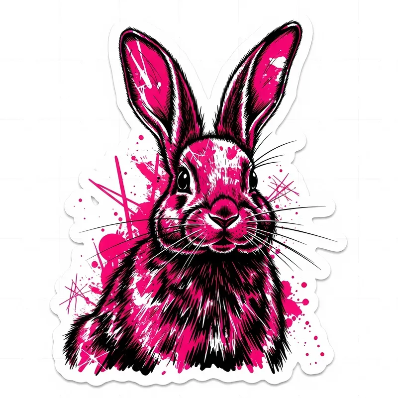Punkcyber Pink Sticker Blasts