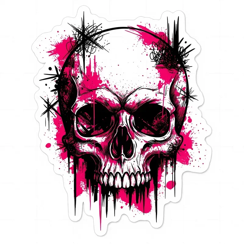 Punkcyber Pink Sticker Blasts