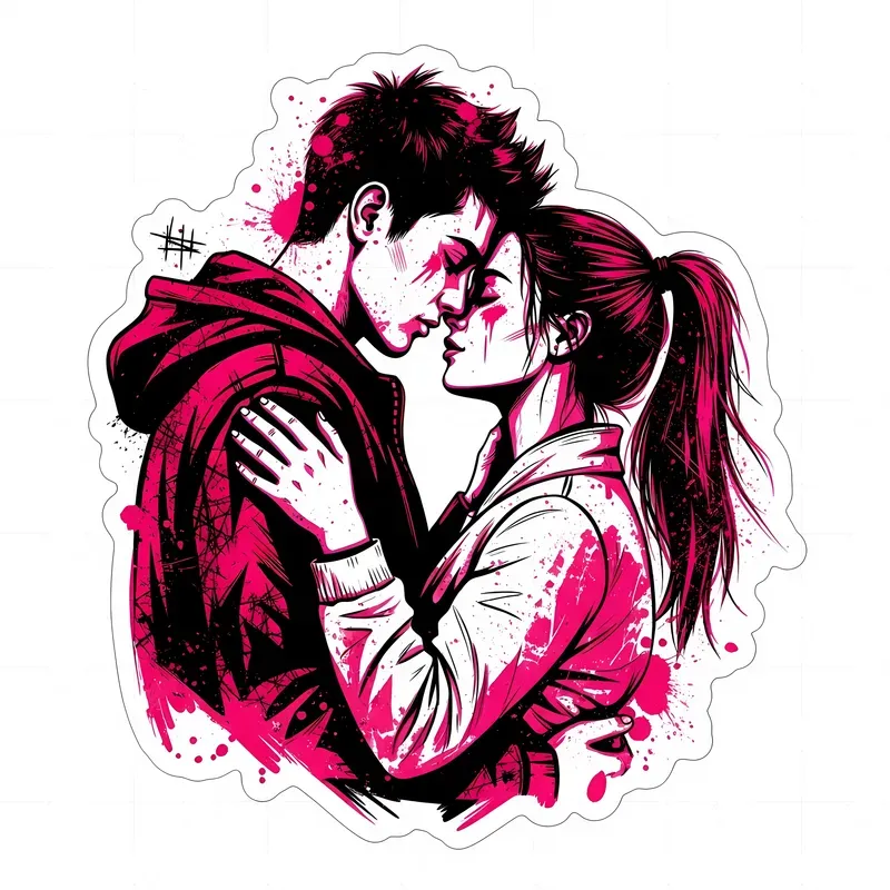 Punkcyber Pink Sticker Blasts