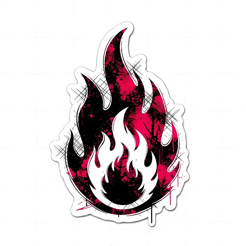 Punkcyber Pink Sticker Blasts