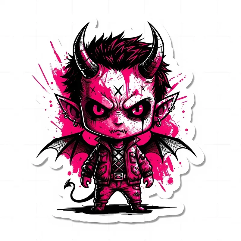 Punkcyber Pink Sticker Blasts
