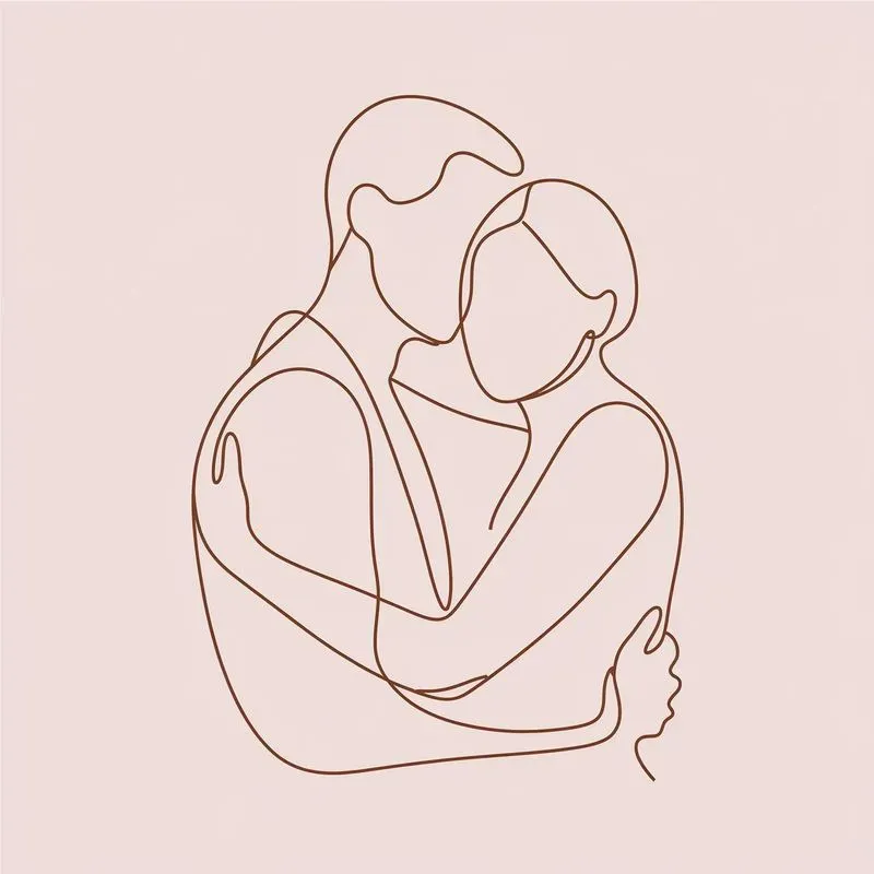 Minimalist Line Art Portraits