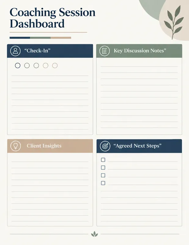 Life Coach Client Journal Printables