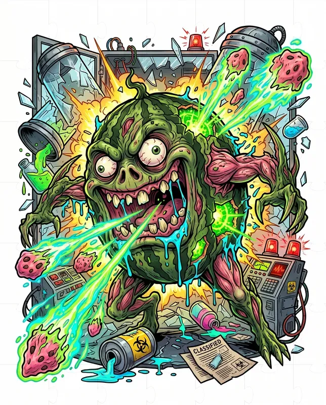 Mutant Produce Lab Horrors