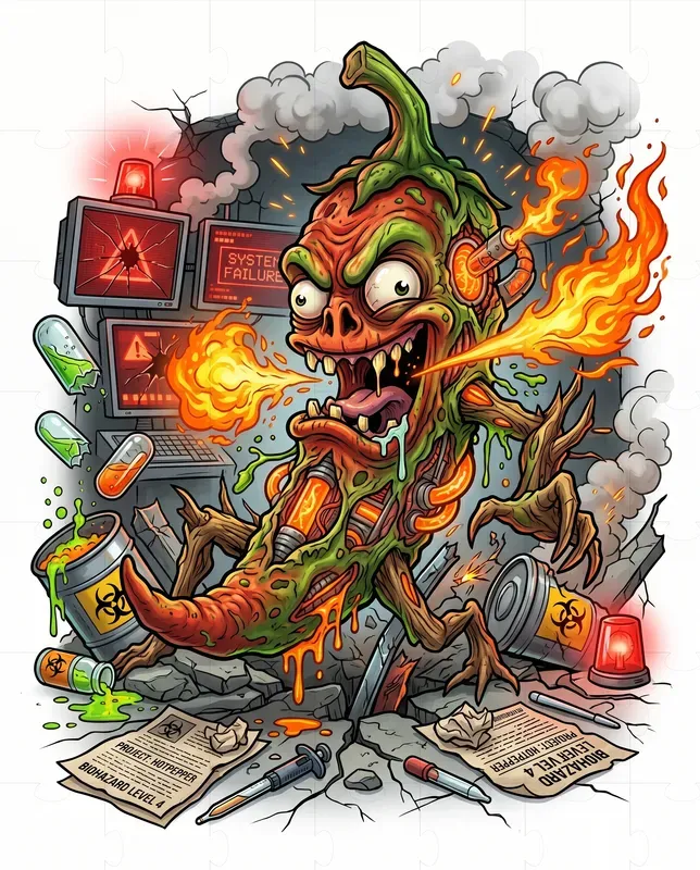 Mutant Produce Lab Horrors