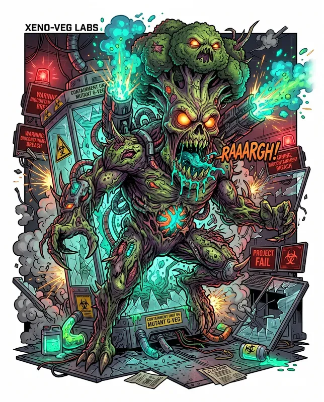 Mutant Produce Lab Horrors