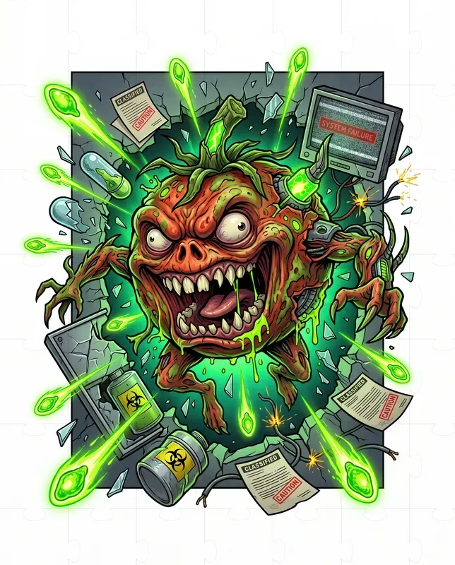 Mutant Produce Lab Horrors