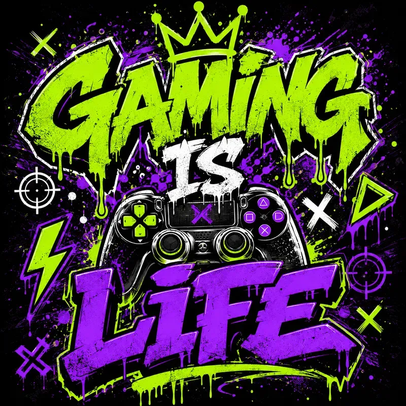 Graffiti Neon Text Designs