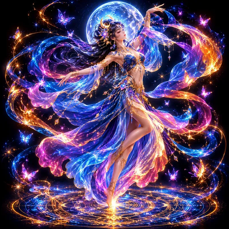 Luminous Elemental Dances