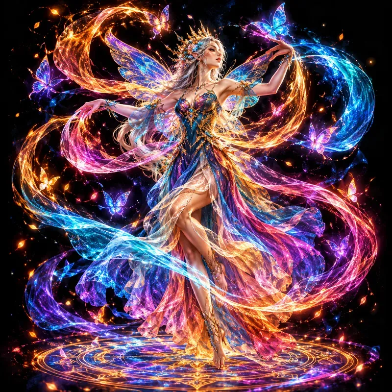 Luminous Elemental Dances