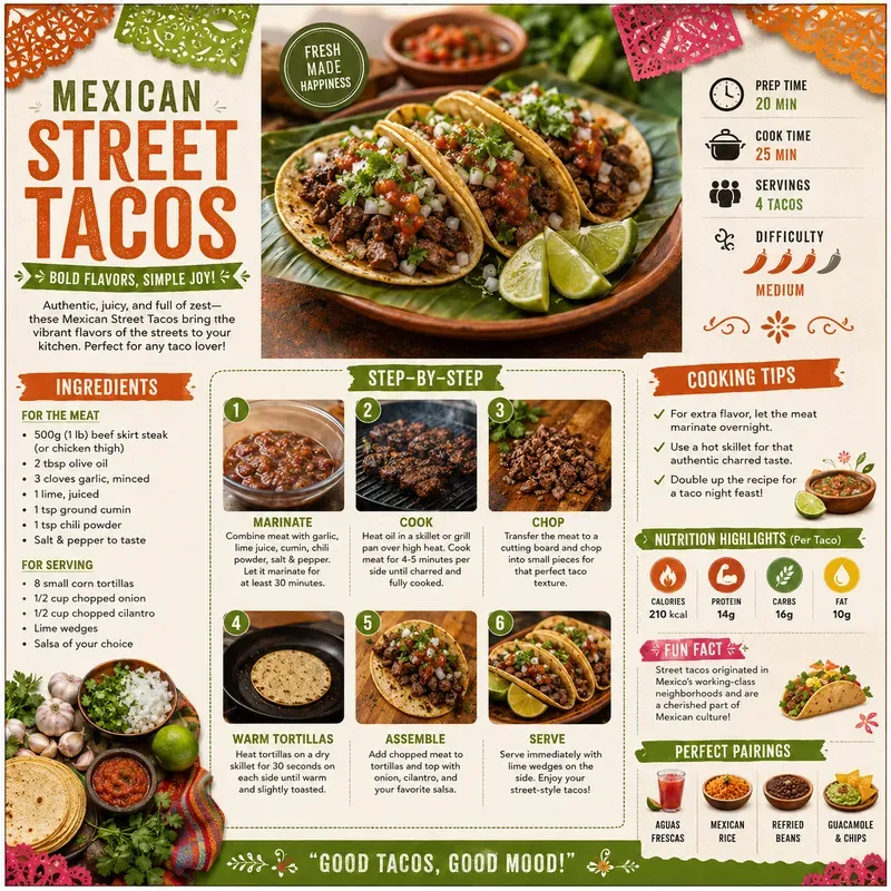 Premium Food Infographic Posters