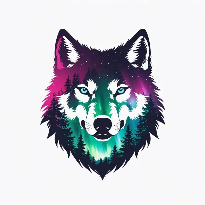 Double Exposure Vector Tshirt Art