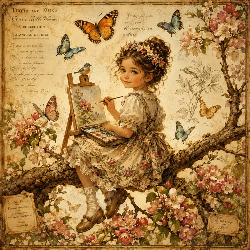 Vintage Storybook Portraits