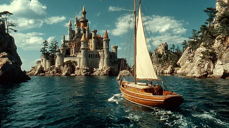 Vintage 80s Movie Adventure Scenes