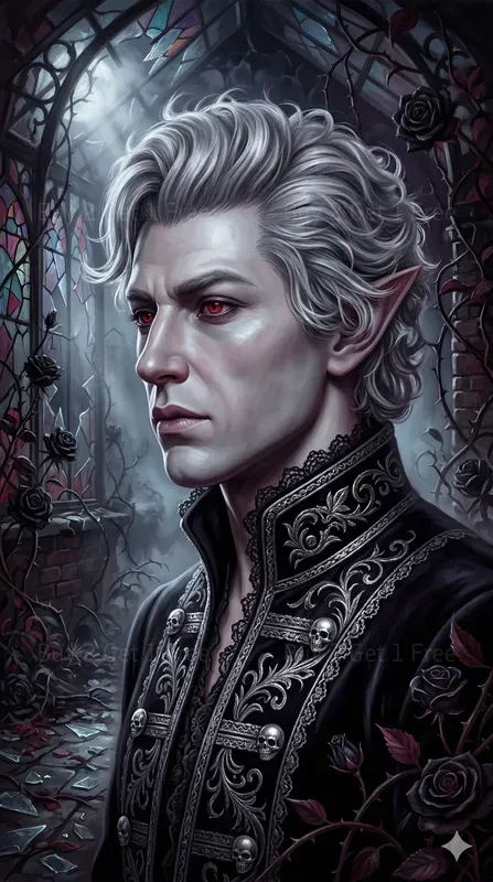 Mystical Gothic Fantasy Portrait Art