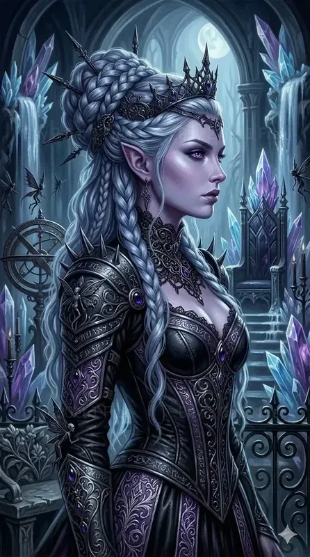 Mystical Gothic Fantasy Portrait Art