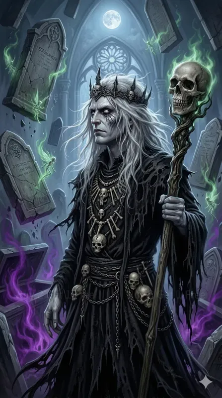 Mystical Gothic Fantasy Portrait Art