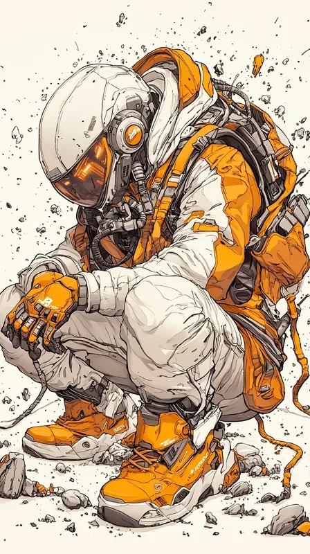 Dynamic Cyberpunk Anime