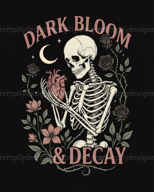 Gothic Cottagecore T Shirt Designs