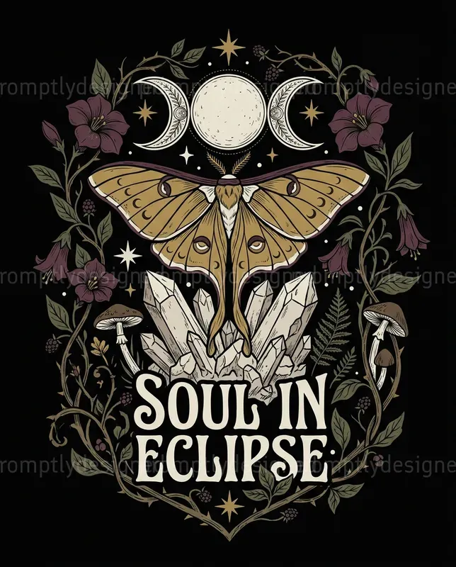 Gothic Cottagecore T Shirt Designs