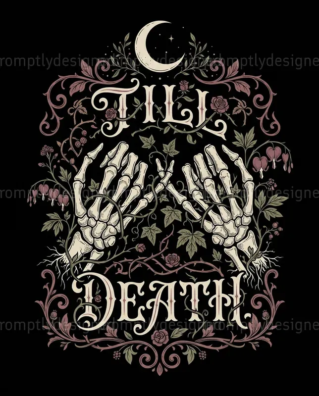 Gothic Cottagecore T Shirt Designs