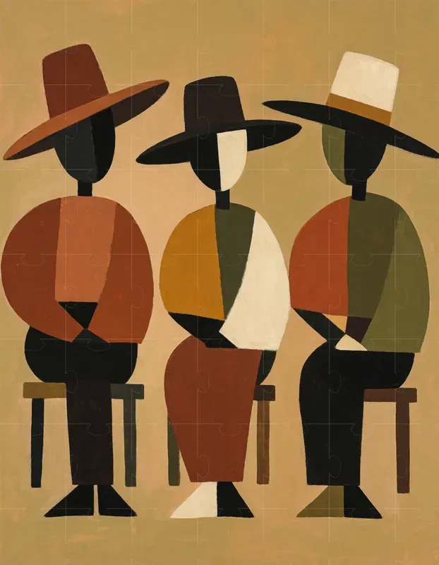 Contemporary Folk Art Print Generator