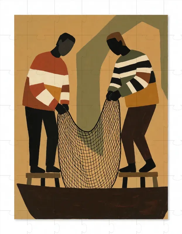 Contemporary Folk Art Print Generator