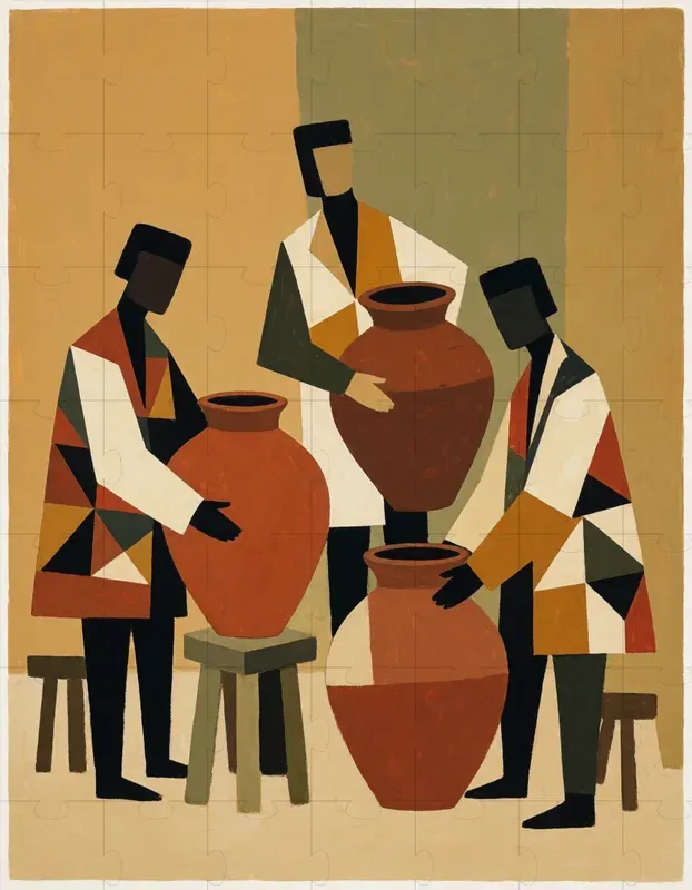 Contemporary Folk Art Print Generator